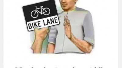 Just take the bike lane