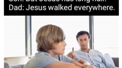 Jesus walked everywhere