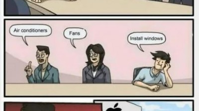 Meanwhile in the Apple office...