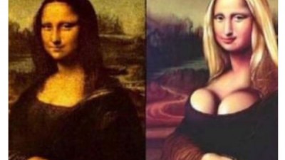 Mona Lisa after one week in USA