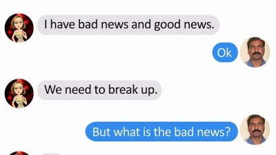 ur bad news can be good